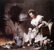 Bernardo Strozzi The Cook oil on canvas